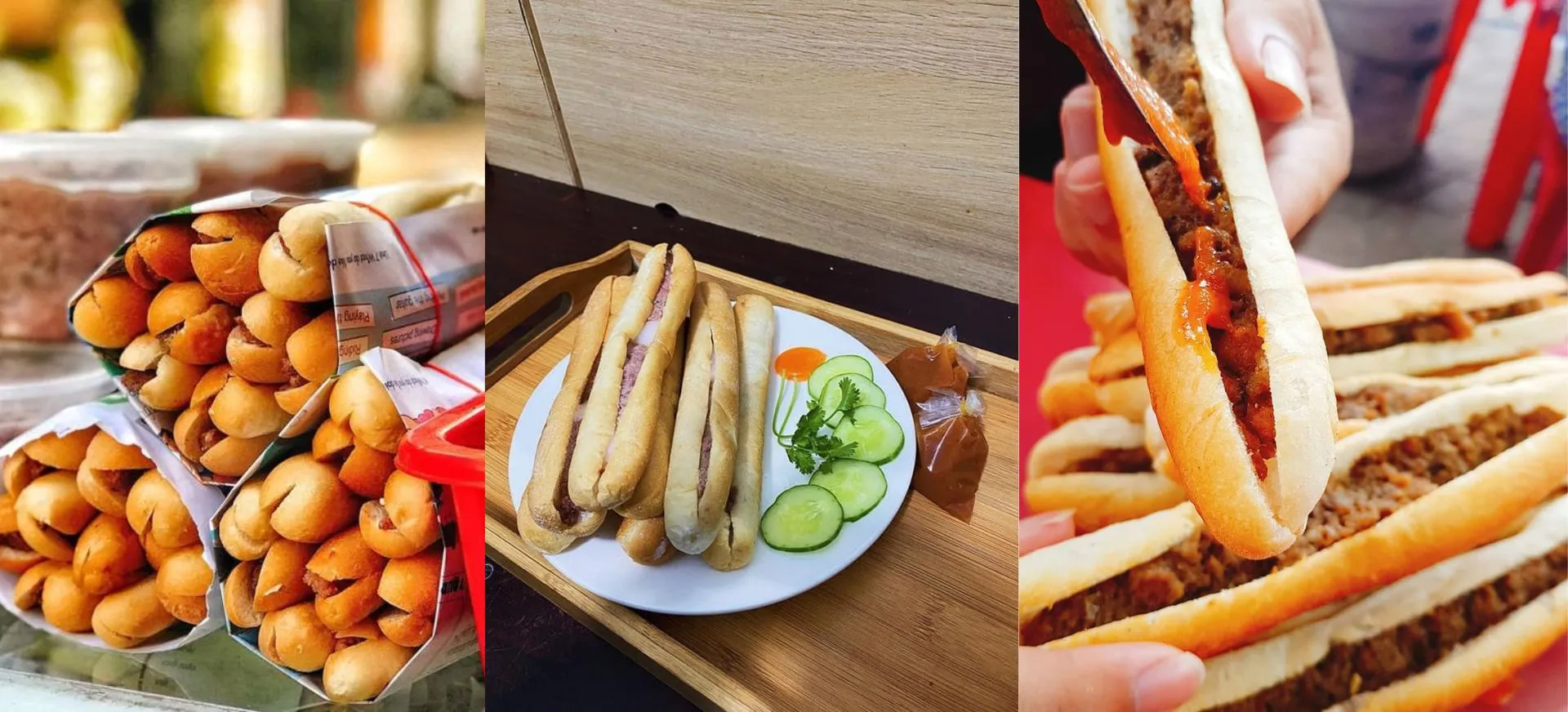 Bánh mì que là ẩm thực đường phố được nhiều du khách cả trong và ngoài nước yêu thích