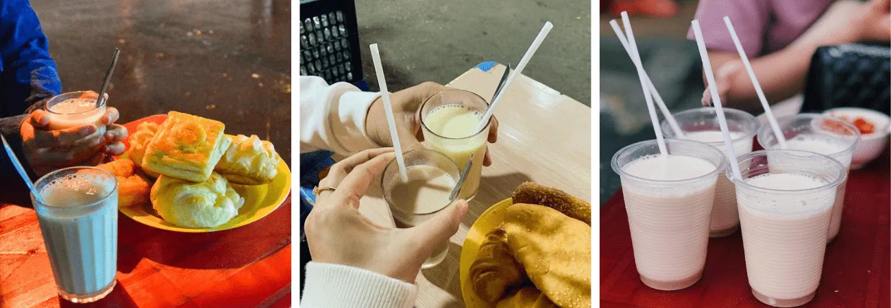 Một ly sữa đậu nóng  giúp bụng bạn ấm hơn trong những đêm lạnh