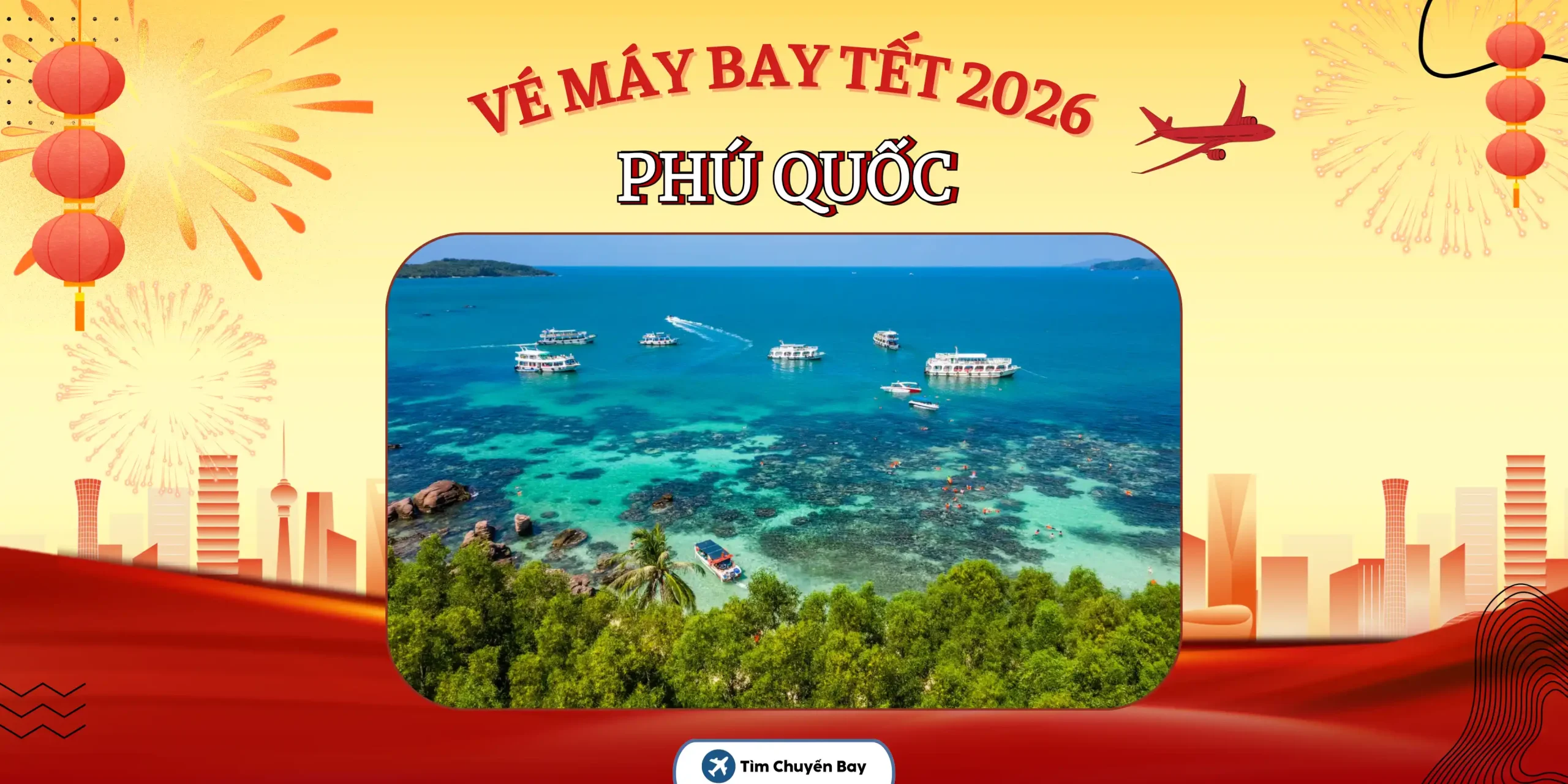 Vé máy bay Tết đi Phú Quốc du xuân đầu năm
