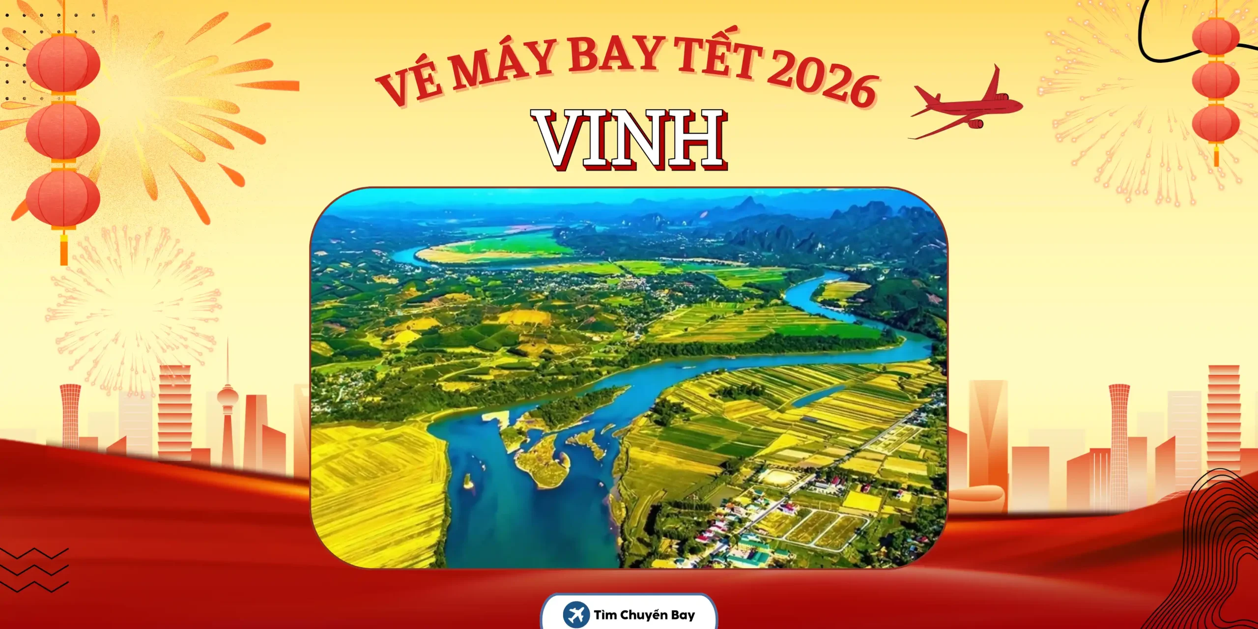 Vé máy bay Tết đi Vinh, trở về đoàn viên bên gia đình