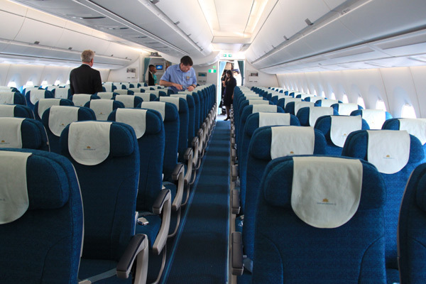 Sơ đồ ghế ngồi trên máy bay Vietnam Airlines chi tiết