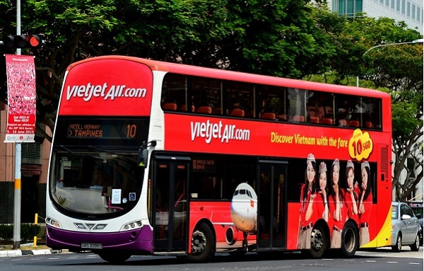 Xe bus Vietjet Air đưa đón tại Hà Nội và Nội Bài