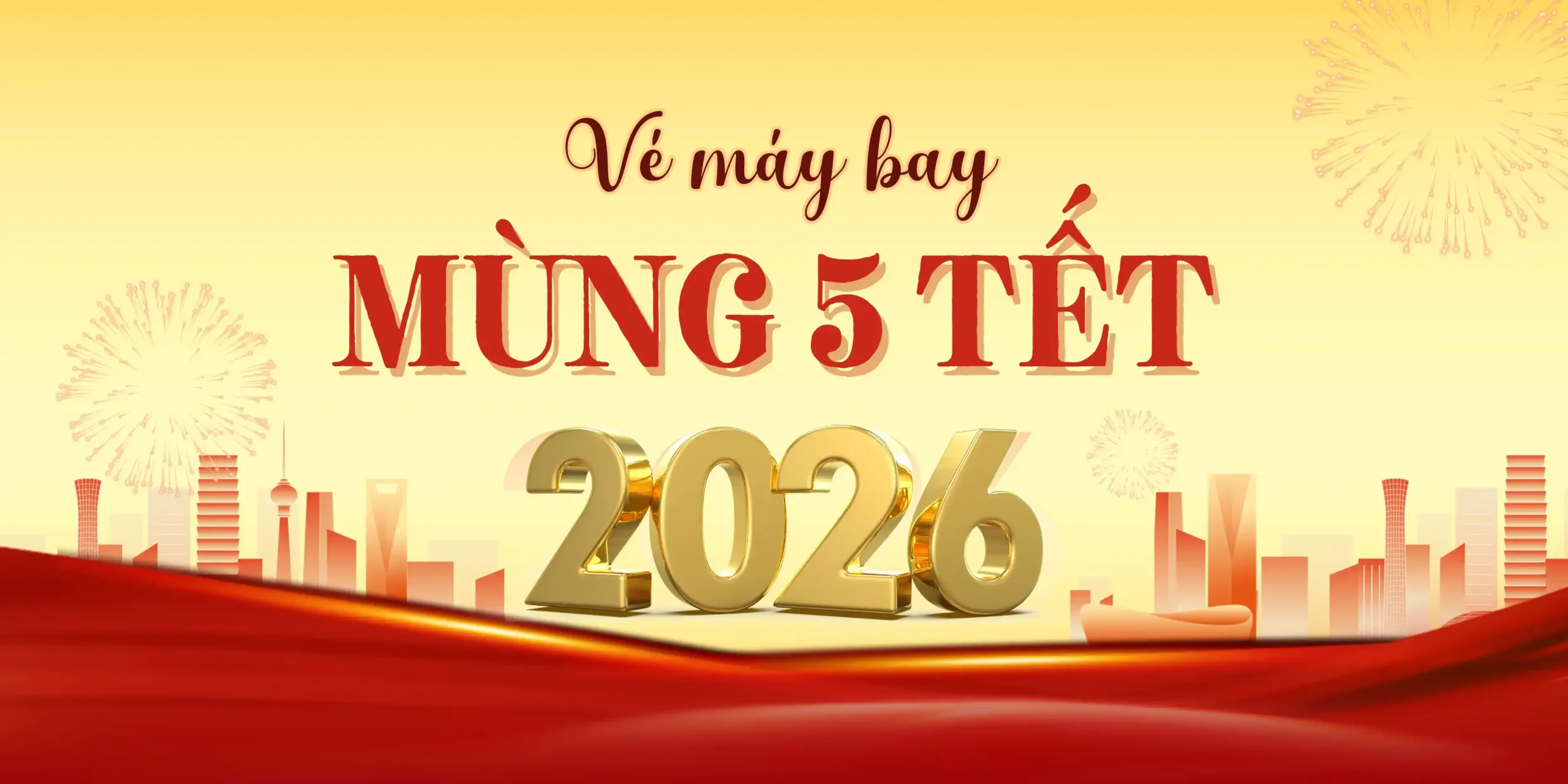 Vé máy bay giá rẻ mùng 5 Tết