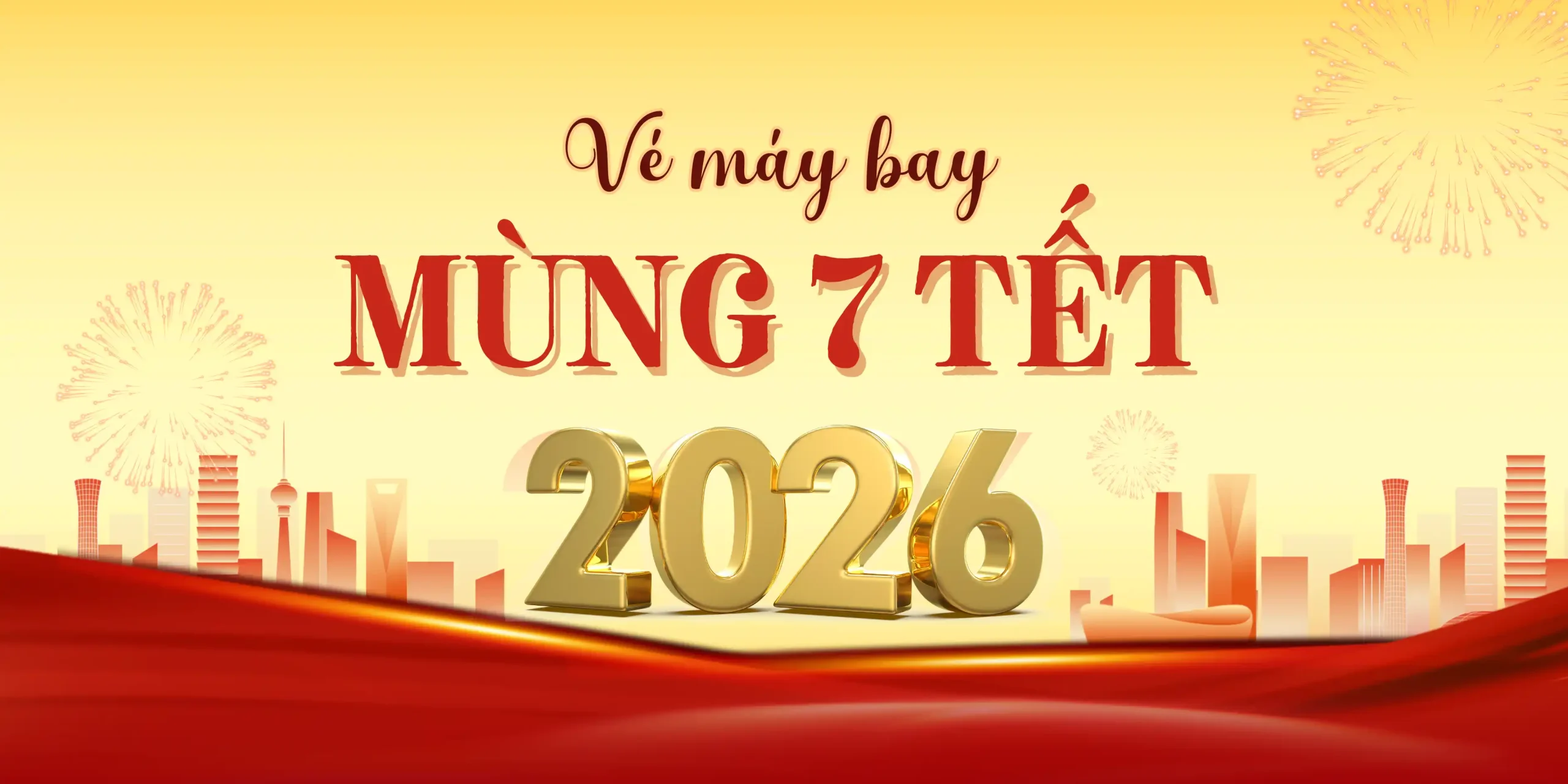 Vé máy bay giá rẻ mùng 7 Tết