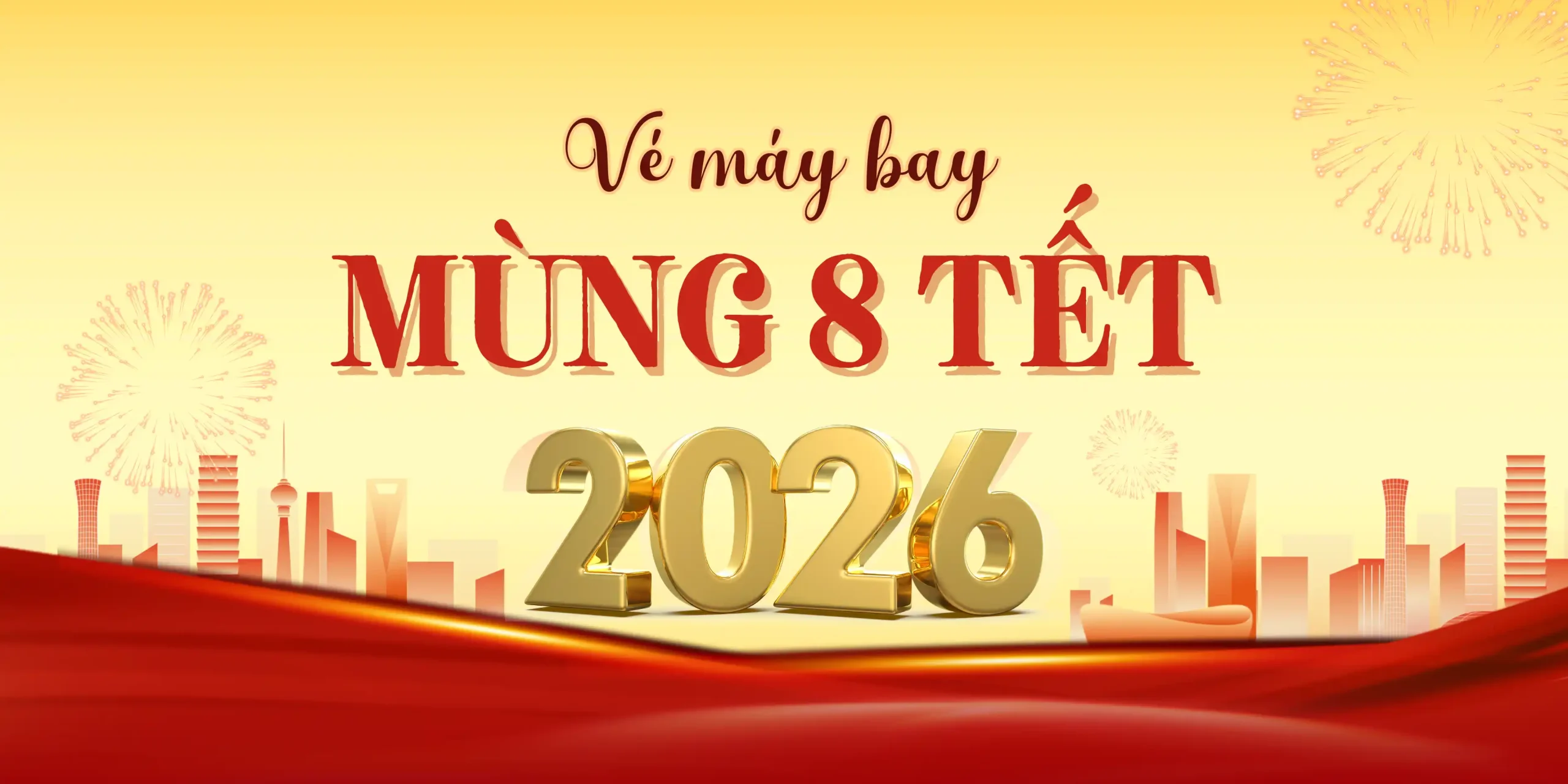 Vé máy bay giá rẻ mùng 8 Tết