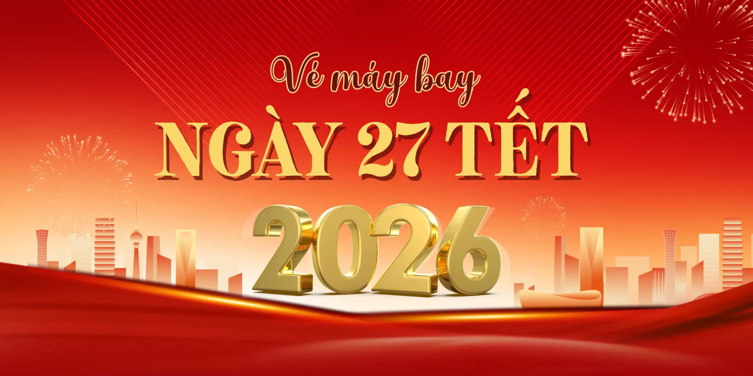 Vé máy bay giá rẻ ngày 27 Tết